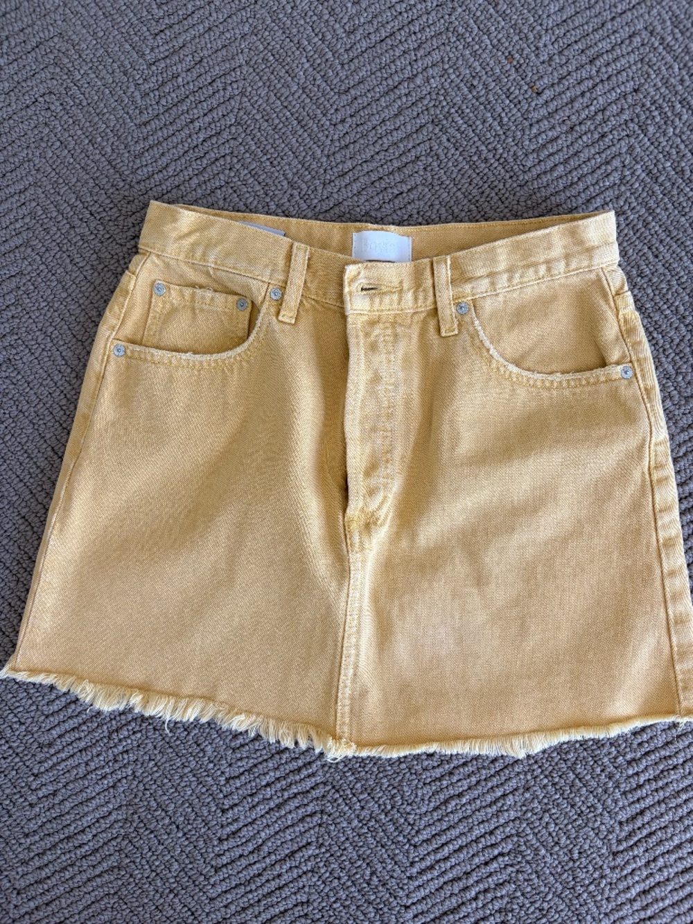 BOYISH yellow jean skirt- size 28